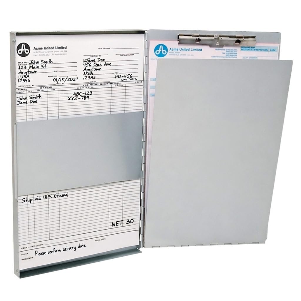 Westcott Side-Hinged Sheet Holder, Letter Size (9