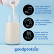 Good Protein Vegan Plant-based Protein Powder 100% Natural, Non-GMO, Dairy-free, Gluten-free, Soy-free, No Added Sugar and Nothing Artificial. Vanilla Milkshake All-in-One Shake 880 grams 🍁 All In One Marketplace Canada