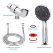 Shower Head, High Pressure Handheld Showerhead with Hose, 5 Settings Chrome Finished Hand Held Rainfall Shower Set- Including Bracket Teflon Washer 🍁 All In One Marketplace Canada