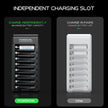 POWEROWL 8 Bay AA AAA Battery Charger for Ni-MH Rechargeable Batteries (No Adapter) 🍁 All In One Marketplace Canada