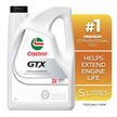 Castrol GTX Conventional 5W-20 Motor Oil, 5 Litres | Made in Canada 🍁 All In One Marketplace Canada