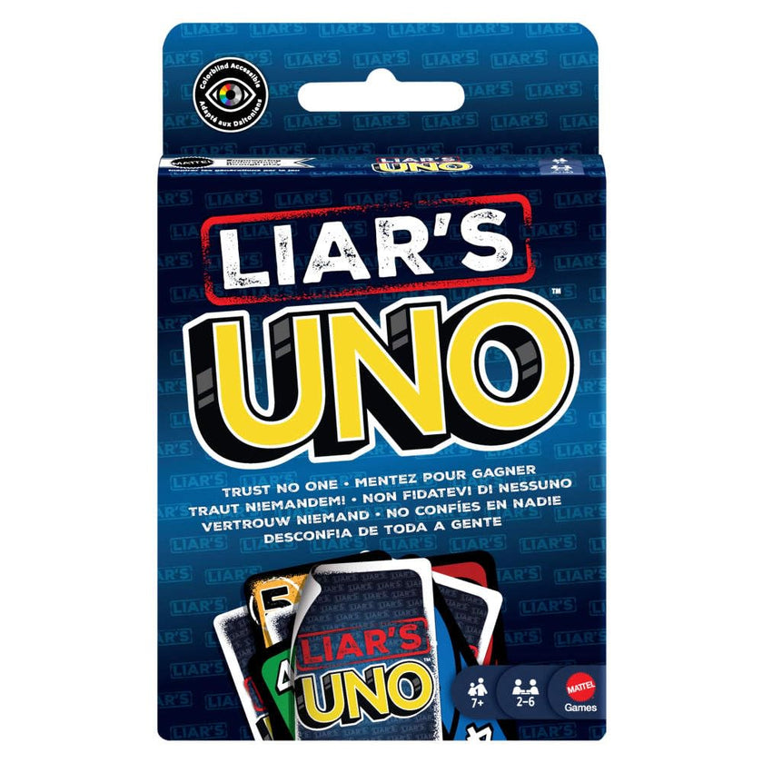 Mattel Games Liar’s UNO Card Game for Adults, Kids, Families, Parties & Game Nights, Travel Fun, Outwit Other Players with Bluffing & Trickery 🍁 All In One Marketplace Canada