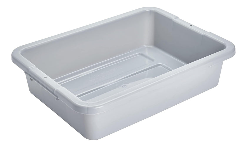 Rubbermaid Commercial Products Standard Bus/Utility Box 4.6-Gallon Gray Plastic Heavy Duty Restaurant Wash Basin/Dish Washing Tub for Kitchen Organization/Storage 🍁 All In One Marketplace Canada