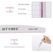 BTYMS 25 Pcs Nail Files 100/180 Grit Double Sided Emery Boards Coarse and Medium Nail File for Acrylic Nails and Natural Nails 🍁 All In One Marketplace Canada
