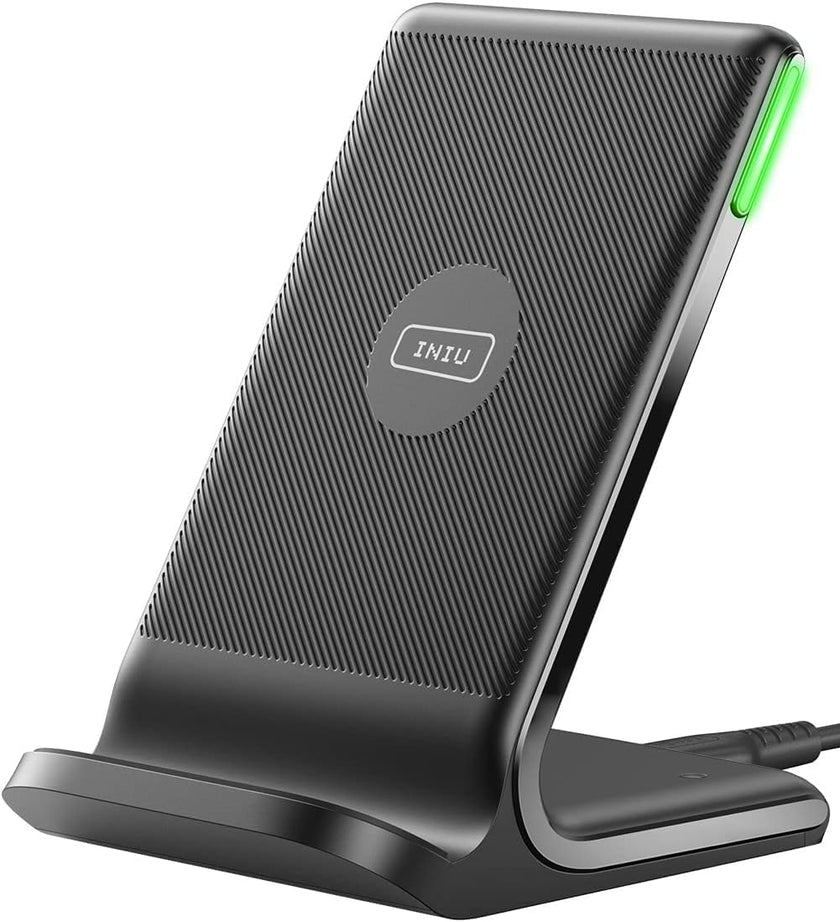 Wireless Charger, INIU [2 Pack] 15W Fast Wireless Charging Stand, Wireless Charging Station with Sleep-Friendly Adaptive Light for iPhone 17 16 15 14 13 12 Pro Max Samsung Galaxy S23 S22 🍁 All In One Marketplace Canada