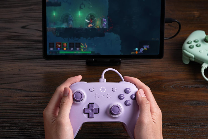 8BitDo Ultimate 2C Wired Controller for Windows PC and Android, with 1000Hz Polling Rate, Hall Effect Joysticks and Hall Triggers, and Remappable L4/R4 Bumpers (Purple) 🍁 All In One Marketplace Canada