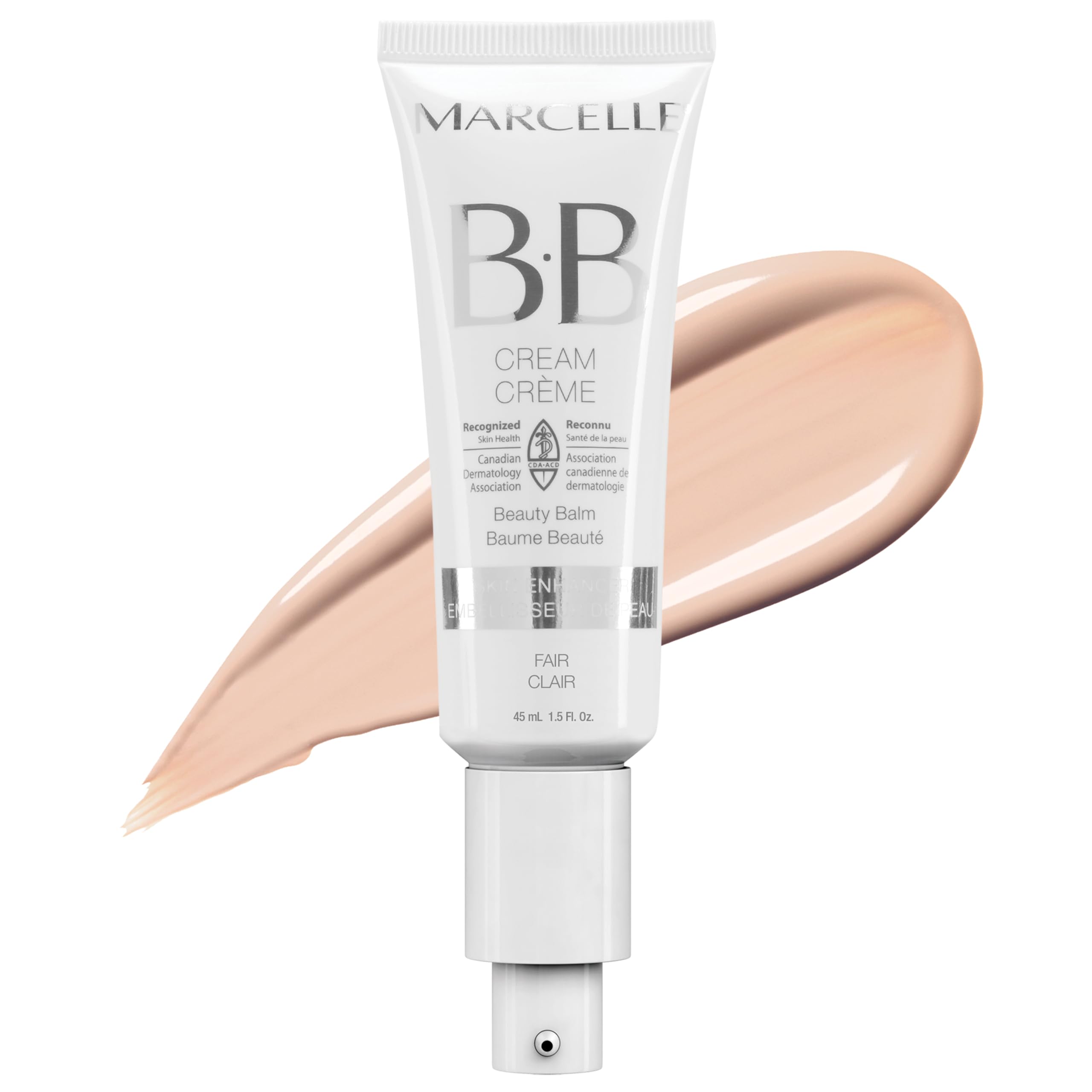 Marcelle BB Cream Beauty Balm, Fair, Tinted Moisturizer, Skin Enhancer, Lightweight, Hydrating, Hypoallergenic, Non-Comedogenic, Fragrance-Free, Paraben-Free, Oil-Free, Cruelty-Free, 45 mL 🍁 All In One Marketplace Canada