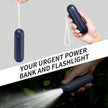 JISULIFE Portable Handheld Fan, Mini 3 In 1 with Rechargeable Battery, Personal Pocket Fan for Travel, Outdoor, USB Power Bank, Flashlight, Essential Ideal Gifts for Summer/Concert/Vacation - Blue 🍁 All In One Marketplace Canada