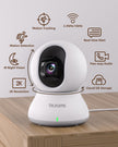blurams Security Camera, 2K Indoor Camera 360-degree Pet Camera for Home Security w/ Motion Tracking, Phone App, 2-Way Audio, IR Night Vision, Siren, Works with Alexa & Google Assistant,White 🍁 All In One Marketplace Canada