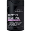 Sports Research® Extra Strength Vegan Biotin 5,000mcg with Organic Coconut Oil - Helps to Maintain Healthy Hair, Nails and Skin - Great for Women & Men - 120 Veggie Softgels 🍁 All In One Marketplace Canada