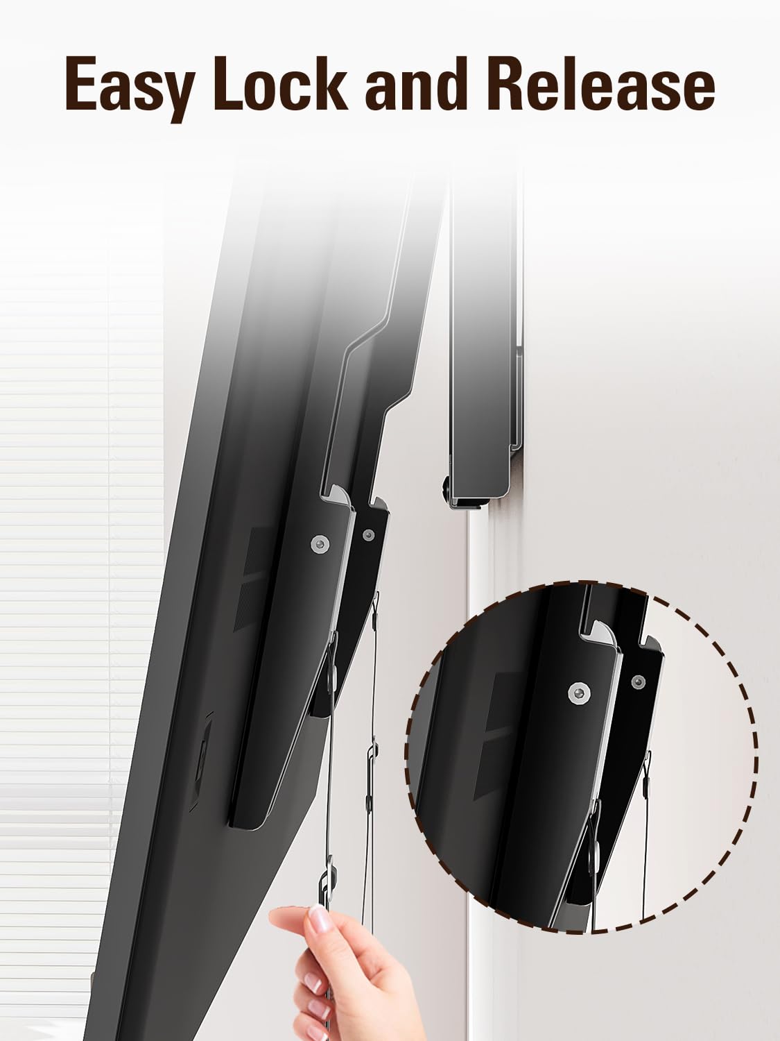 Mounting Dream Fixed TV Mount Low Profile for Most of 42-84 Inches TV Low Profile TV Wall Mount fits 16