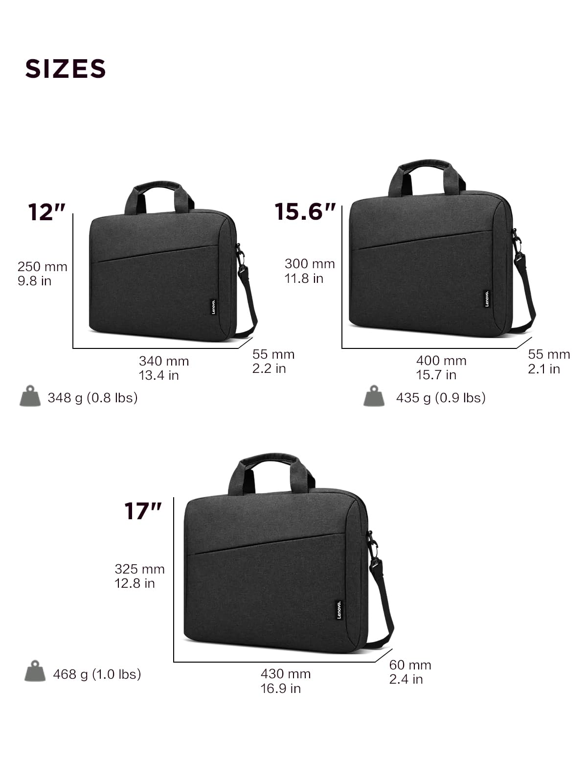 Lenovo Laptop Carrying Case T210, Notebook Bag for 15.6-Inch Laptop/Tablet, Sleek Design and Water-Repellent Fabric, GX40Q17229 🍁 All In One Marketplace Canada
