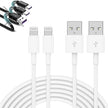 QZIIW 2 Pack [Apple MFI Certified],iPhone Fast Charger Cable 3 FT,USB to Lightning Cable 3 Foot Fast Charge Data Transfer 3 Feet Power Cord for iPhone 14 13 12 11 Pro Max Mini XR XS X 9 8 7Plus ipad 🍁 All In One Marketplace Canada