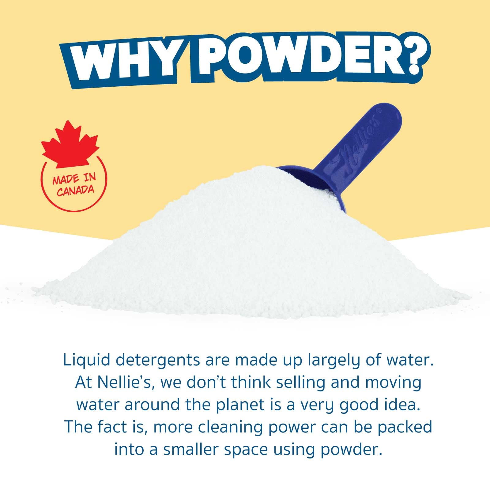 Nellie's Dishwasher Powder - 100 Load - Plant-Based Dishwasher Detergent - Septic Safe, Fragrance-Free - Easily Penetrates Grease & Food Particles - Phosphate-Free - (Made in Canada) 🍁 All In One Marketplace Canada