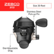 Zebco/Quantum, 202 Freshwater Spincast Reel, 2.8:1 Gear Ratio, 15