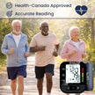 ByFloProducts Blood Pressure Monitor for Home Use – Digital Heart Rate Monitor with Backlit LCD Screen, Includes Blood Pressure Cuff, 4 AAA Batteries, Perfect Automatic Blood Pressure Machine (Black with Backlight) 🍁 All In One Marketplace Canada