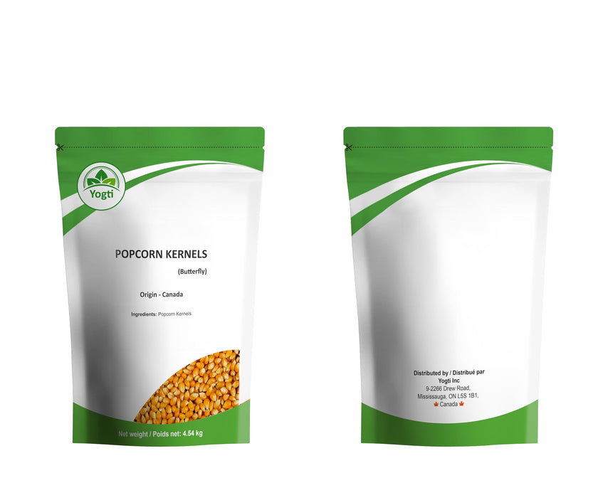 Yogti Popcorn Kernels, Butterfly Style, 4.54 kg Bulk Package, Product of Canada 🍁 All In One Marketplace Canada