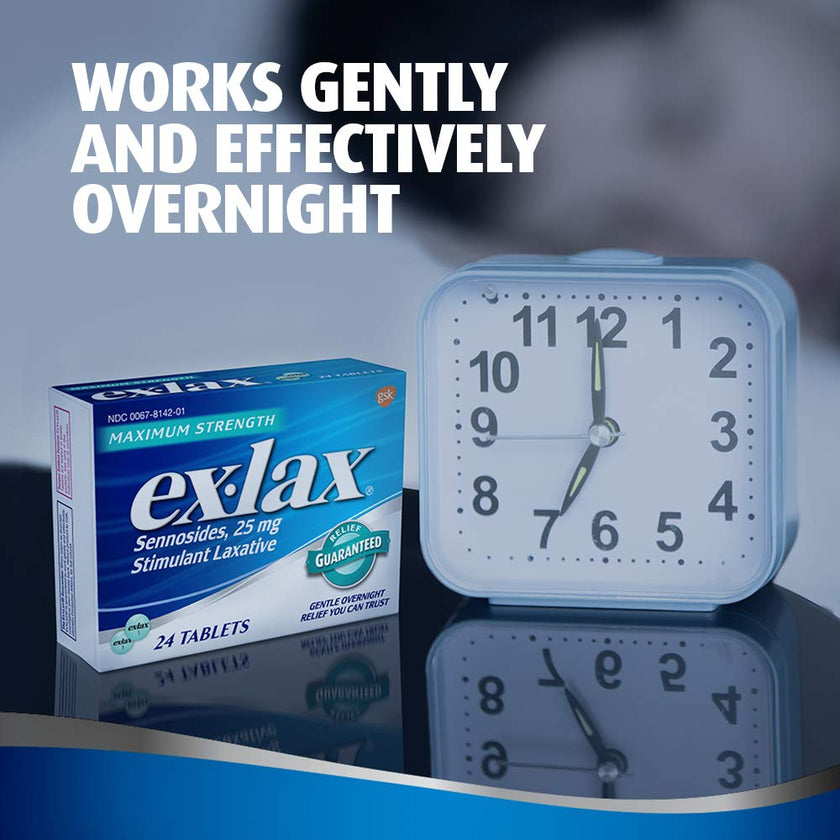 Ex-Lax Gentle Overnight Laxatives for Constipation Relief, 60 Pills 🍁 All In One Marketplace Canada
