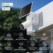 TP-Link Tapo Solar-Powered Security Camera Kit, 2K Wireless Battery Camera w/Solar Panel Base, Smart Person Detection, SD/Cloud Storage, Spotlight Color Night Vision, No Hub Needed (Tapo C410 KIT) 🍁 All In One Marketplace Canada