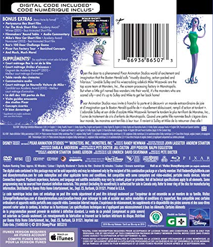 Monsters, Inc. - Blu-Ray/DVD (Used)