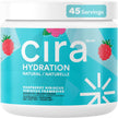 Cira Hydration Electrolytes Powder - Daily Electrolyte Powder, Sugar Free, Naturally Sweetened w/Stevia, Hydration Powder w/Himalayan Salt for Dehydration Relief - Raspberry Hibiscus, 45 Servings 🍁 All In One Marketplace Canada