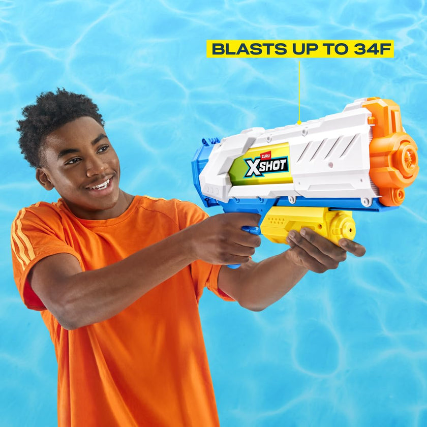X-Shot Water Fast-Fill Medium Water Blaster (2 Pack) by ZURU, Watergun, 2 Pack X Shot Water Blaster (Fills with Water in just 1 Second!) 🍁 All In One Marketplace Canada