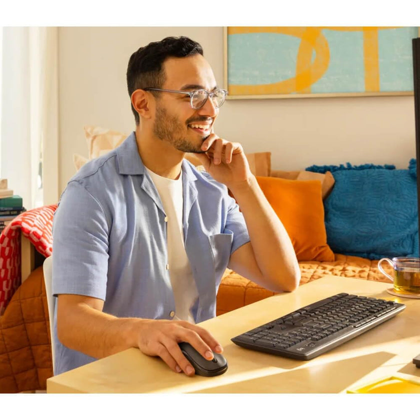 Logitech MK295 Mouse & Keyboard Combo with SilentTouch Technology, Full Numpad, Advanced Optical Tracking, Lag-Free, 90% Less Noise - Graphite 🍁 All In One Marketplace Canada