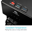 Avalon Bottom Loading Water Cooler Water Dispenser, 3 Temperature, UL/Energy Star Approved, Black & Stainless Steel 🍁 All In One Marketplace Canada