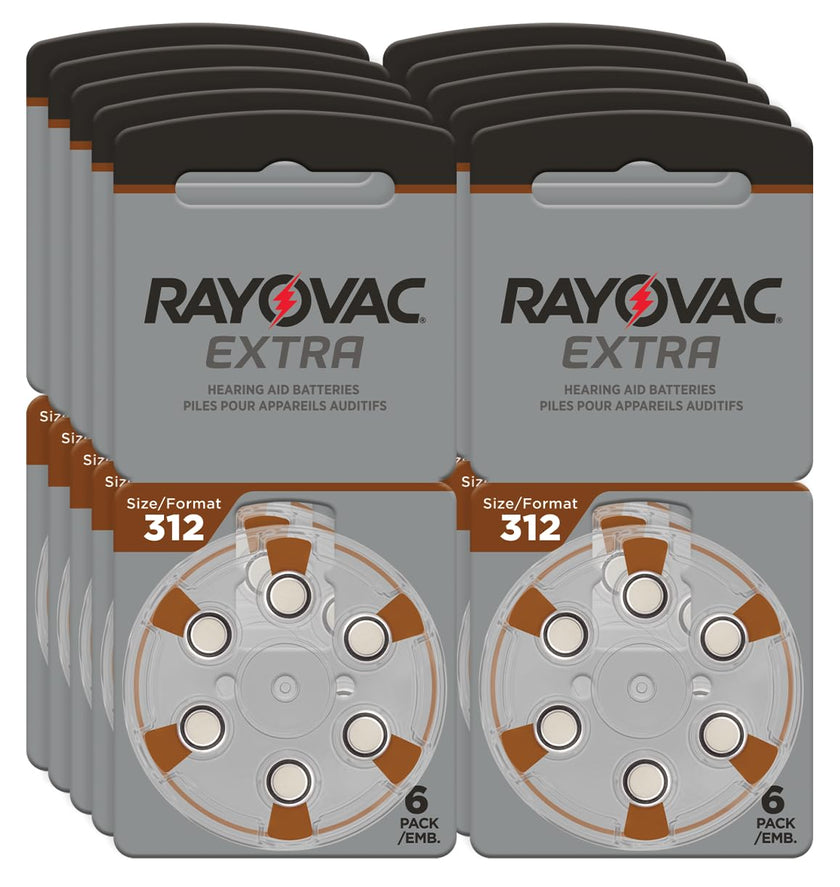 RAYOVAC® Extra Size 312 Hearing Aid Batteries (60 Batteries) 🍁 All In One Marketplace Canada