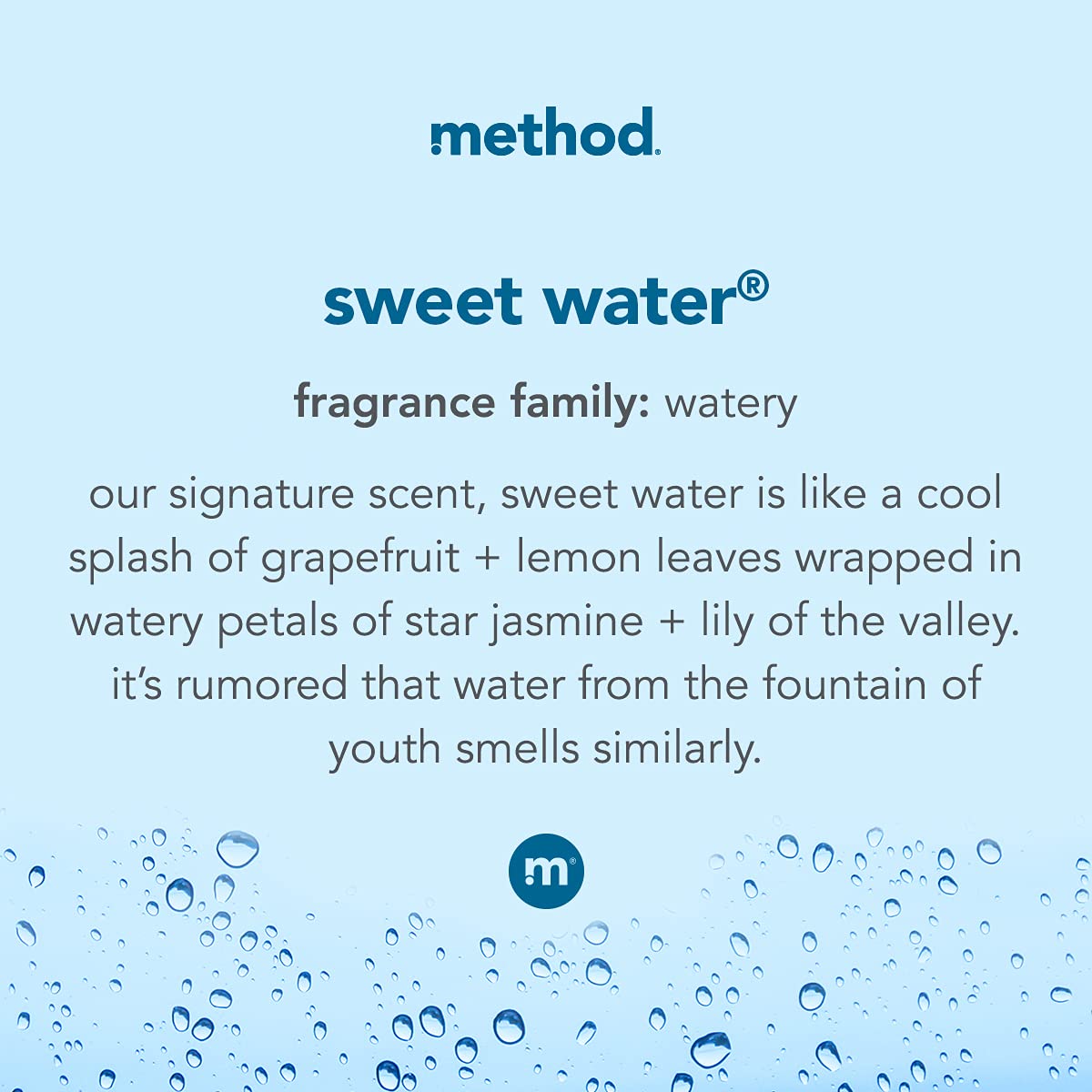 method Foaming Hand Soap, Biodegradable Formula with Foaming Soap Dispenser Made of 100% Recycled Plastic, Sweet Water Scent, 300 ml Soap Pump Bottles, 6 Pack 🍁 All In One Marketplace Canada