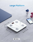 RENPHO Body Fat Scale, Smart Scale for Body Weight, BMI Digital Bathroom Weight Scale, Body Measurements with Smartphone App sync with Bluetooth, 400 lbs - White, Elis 1 🍁 All In One Marketplace Canada