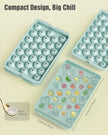 Round Ice Cube Trays with Lid and Bin - 3 Stackable Trays Small Circle Ice Maker Molds for Freezer, 99pcs Round Ice Balls for Chilling Whiskey, Cocktails, Coffee - Easy-Release Sphere Ice Tray 🍁 All In One Marketplace Canada