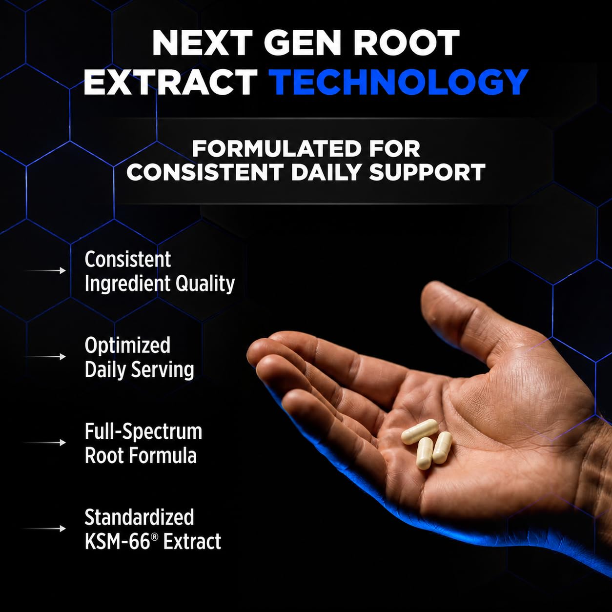 ALLMAX Ashwagandha KSM-66 Capsules - Full Spectrum Root Extract Supplement - Muscle Strength & Recovery, Stress Relief - 60 Veggie Caps, 30 Servings, Non-GMO, Gluten Free 🍁 All In One Marketplace Canada