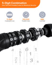 Bike Lock, 5-Digit Resettable Combination Bicycle Lock, Heavy Duty Anti-Theft Bike Chain Locks for Road Bike Mountain Bikes Cycling Locks 🍁 All In One Marketplace Canada