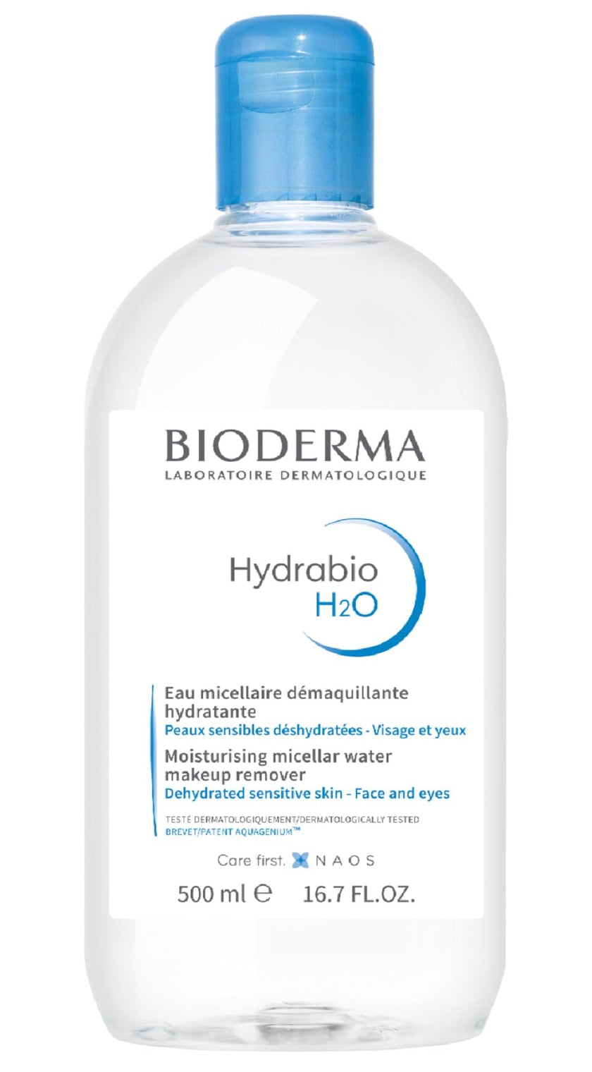 Bioderma Hydrabio H2O Micellar Water, Cleansing and Makeup Removing Gentle Face Cleanser for Dehydrated Sensitive Skin 🍁 All In One Marketplace Canada