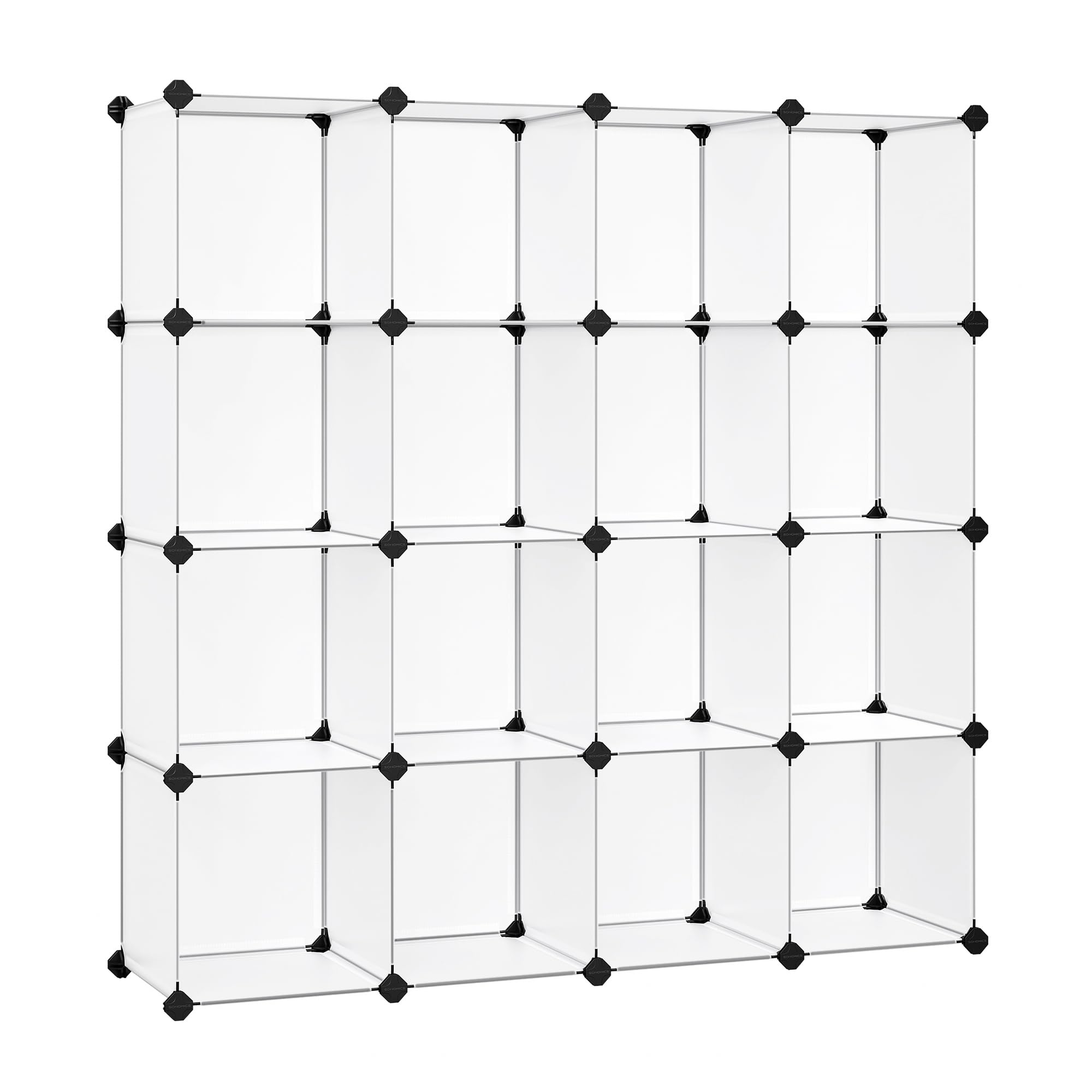 SONGMICS Cube Storage Organizer, 16 Cube Closet Organizers 48.4 x 12.2 x 48.4 Inches, White ULPC44L 🍁 All In One Marketplace Canada