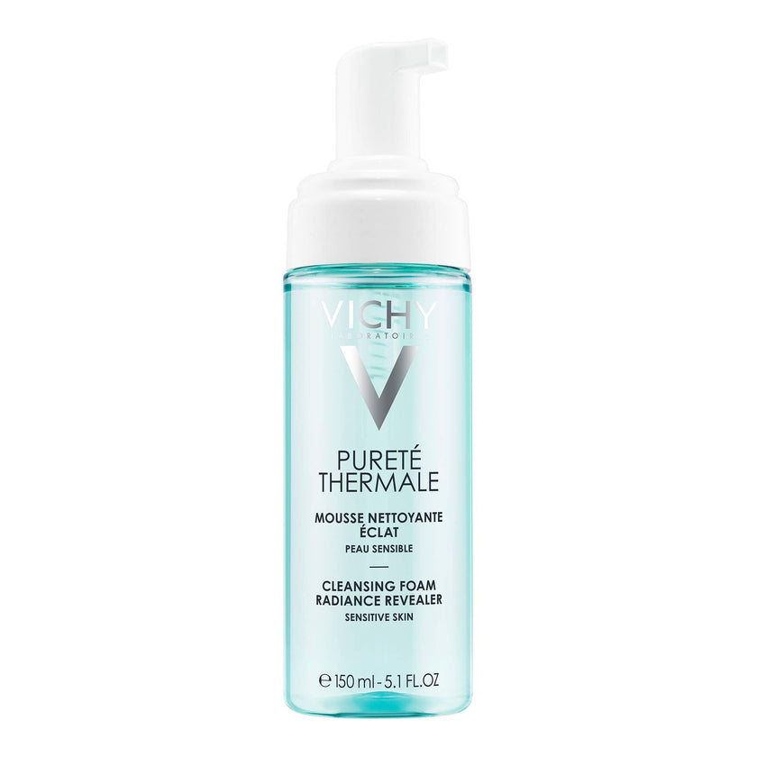 Vichy Foaming Facial Cleanser, Pureté Thermale Purifying Foaming Water Cleanser for Sensitive Skin, Soap-Free, Paraben-Free, and Hypoallergenic, 150mL 🍁 All In One Marketplace Canada