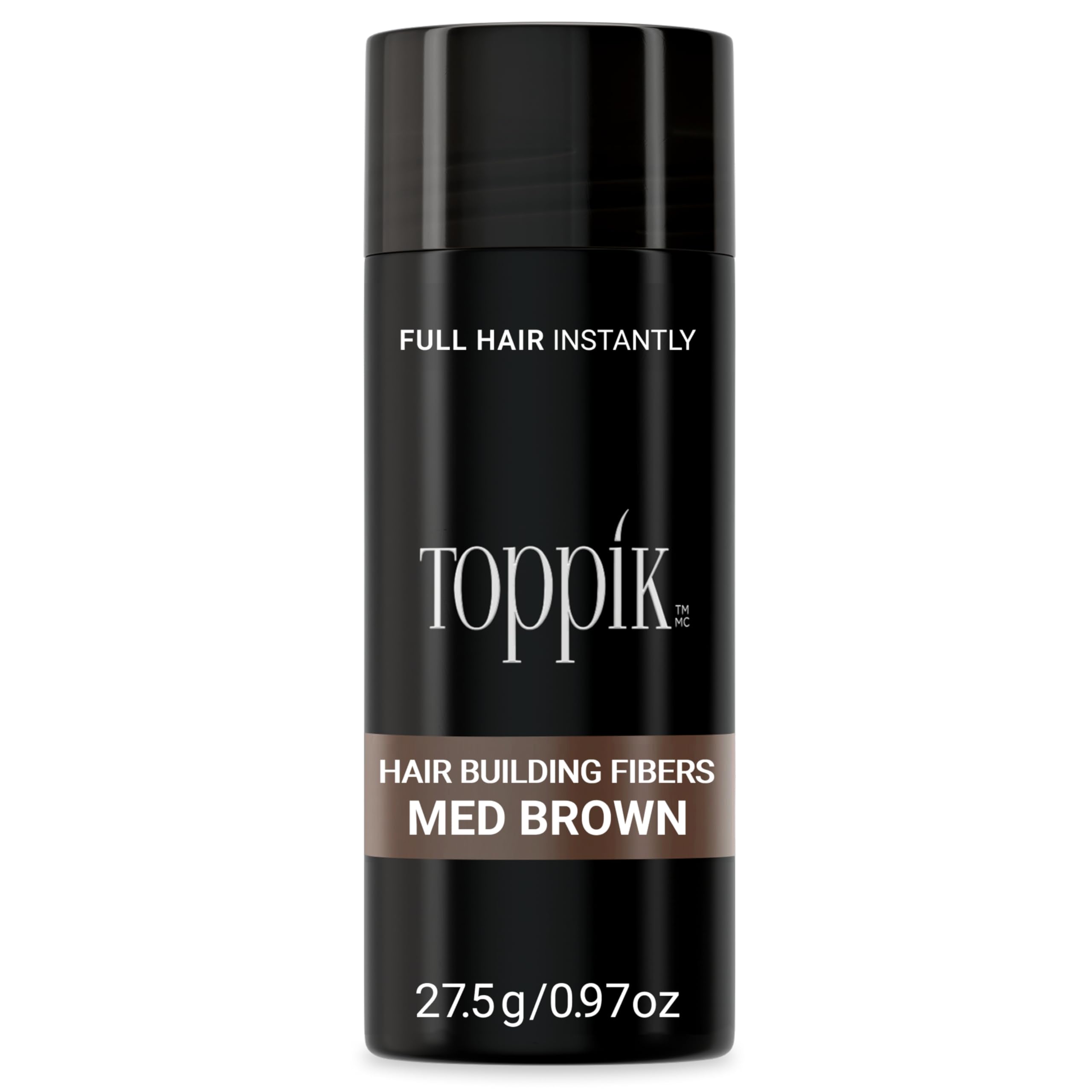 TOPPIK Hair Building Fibers, 27.5 g, Fill In Fine or Thinning Hair, Instantly Thicker Looking, Multiple Shades for Men & Women 🍁 All In One Marketplace Canada