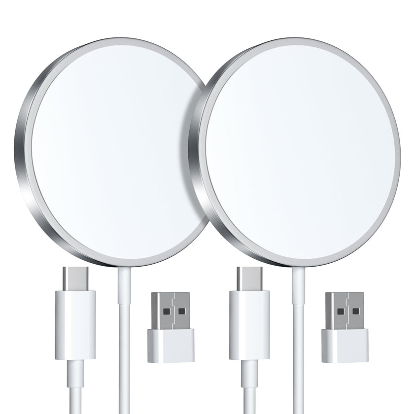 2 Pack Magnetic Wireless Charger, 15W Charger for iPhone 17/16/15/14/13/12 Pro Max Plus Mini and Airpods 3/2/ Pro 2 🍁 All In One Marketplace Canada