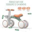 Umatoll Baby Balance Bike Toys for 1 Year Old Boys Girls Gifts, Adjustable Seat Baby Walker, First Birthday Gifts, 12-24 Months Toddler Ride on Toys with Removable Basket, Green 🍁 All In One Marketplace Canada