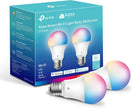 Kasa Smart Light Bulbs, Full Colour Changing Dimmable Smart WiFi Bulbs Compatible with Alexa and Google Home, A19, 9W 800 Lumens,2.4Ghz only, No Hub Required, 2-Pack (KL125P2), Multicolour 🍁 All In One Marketplace Canada