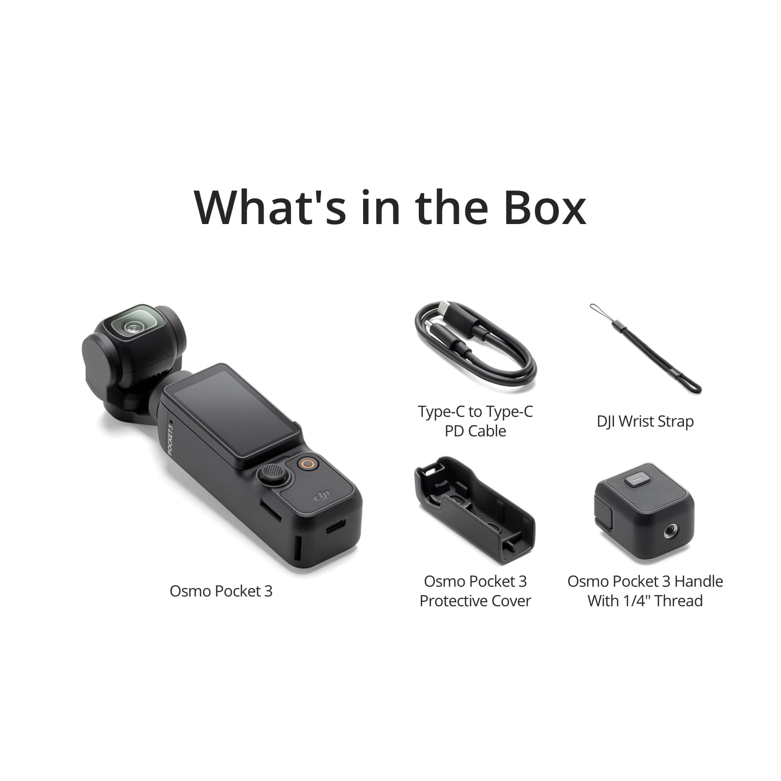 DJI Osmo Pocket 3, Vlogging Cameras with 1'' CMOS & 4K/120fps Vlog Camera, 3-Axis Stabilization, Fast Focusing, Face/Object Tracking, Digital Vlogging Camera for YouTube 🍁 All In One Marketplace Canada