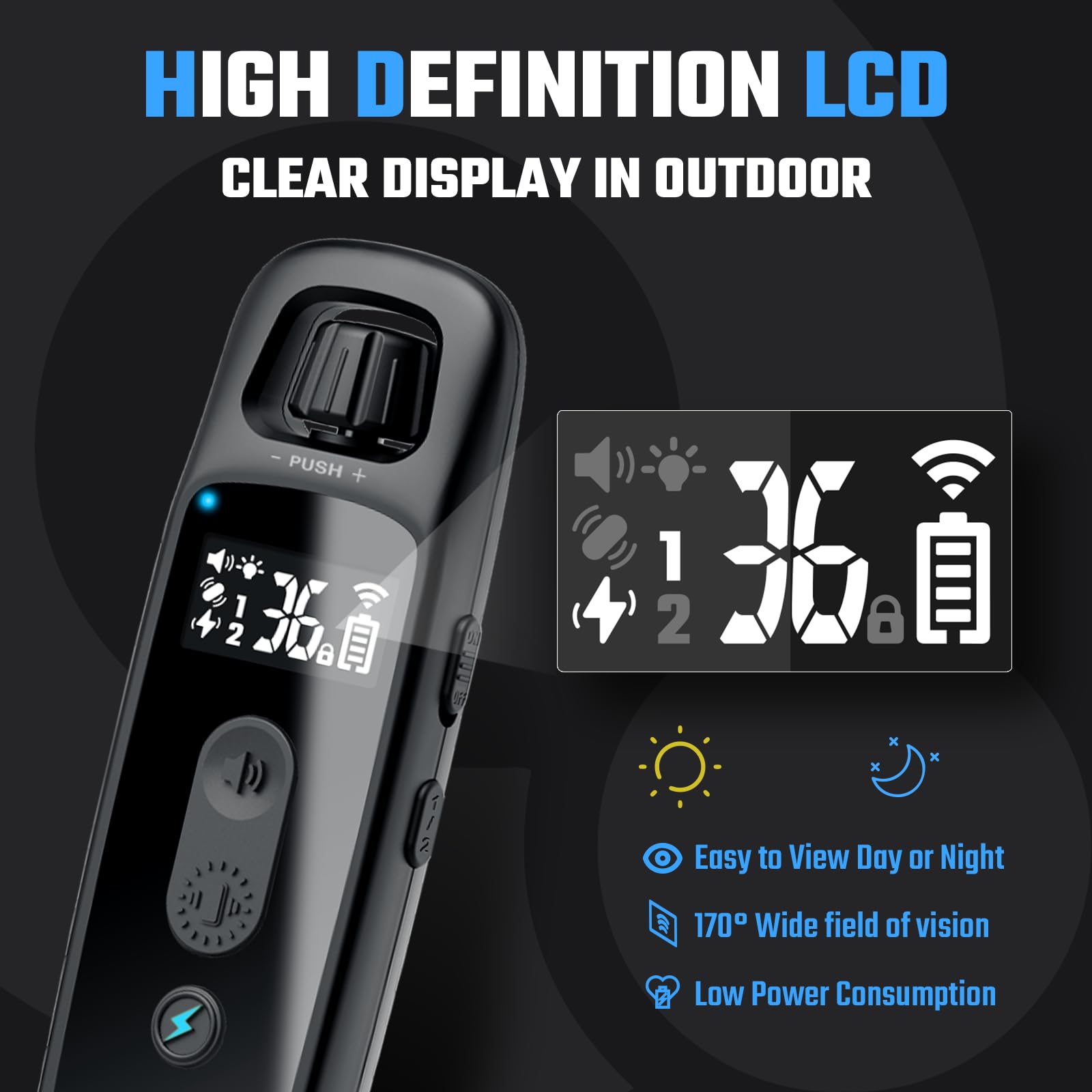 ABBIDOT 3300 Ft Dog Training Collar with Remote - [New Version] Shock Collar, 5 Training Modes, 88 Levels e Collar, Waterproof Training Collar for Small Medium Large Dogs(15~120 lbs) 🍁 All In One Marketplace Canada
