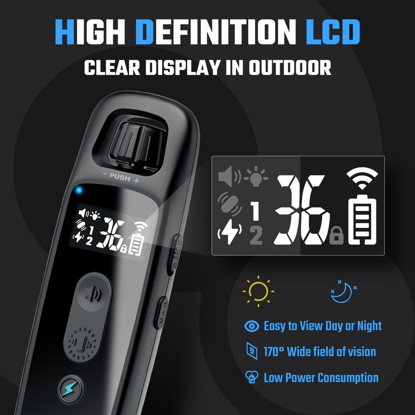 ABBIDOT 3300 Ft Dog Training Collar with Remote - [New Version] Shock Collar, 5 Training Modes, 88 Levels e Collar, Waterproof Training Collar for Small Medium Large Dogs(15~120 lbs) 🍁 All In One Marketplace Canada