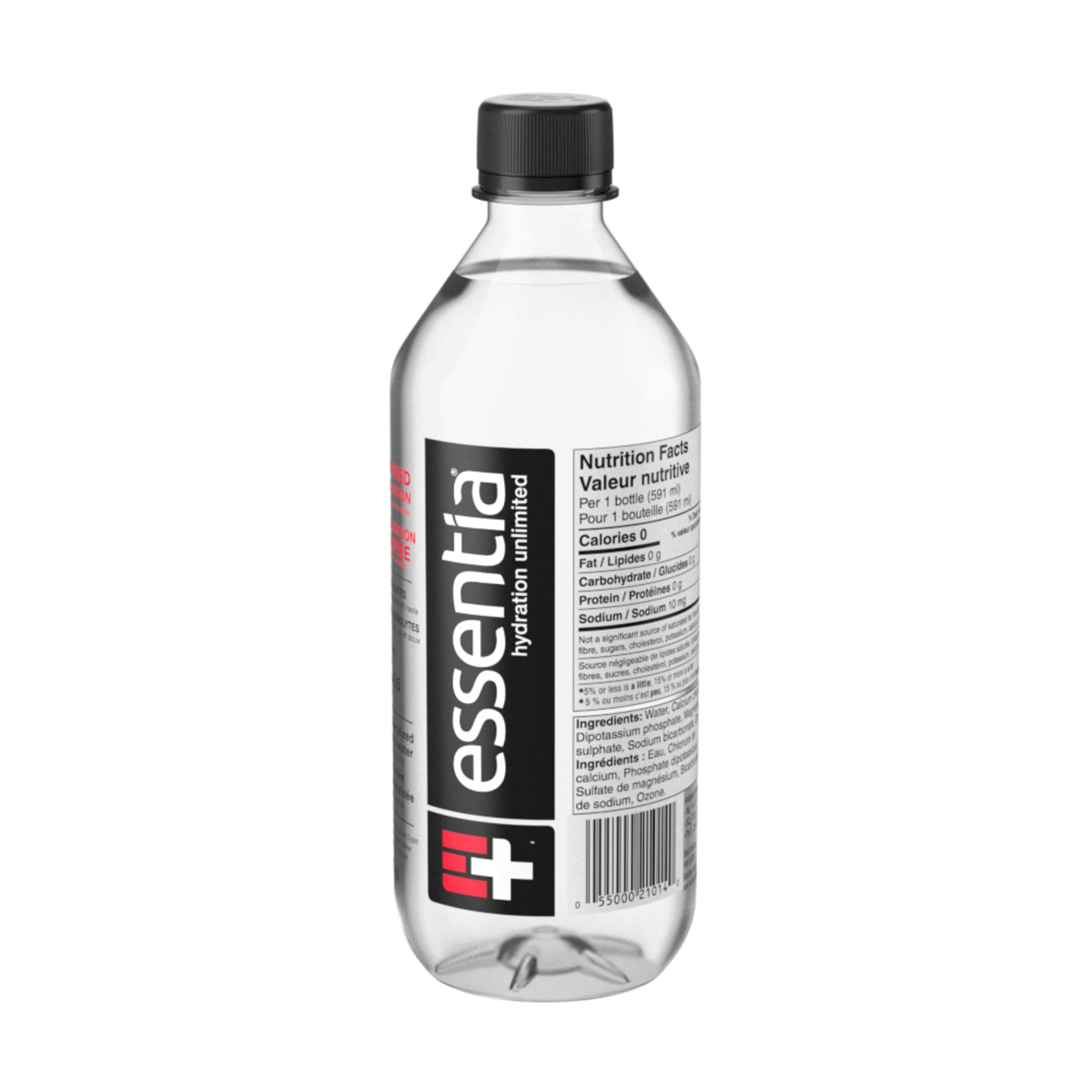 ESSENTIA Ionized Alkaline Water 9.5 pH, Purified Hydration, Infused With Electrolytes for a Clean, Smooth Taste, Reverse Osmosis Purified, Recyclable Bottle, 24 Bottles, 591ml 🍁 All In One Marketplace Canada