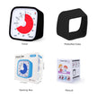 Visual Timer with Protective Case, Yunbaoit Upgraded 60-Minute Countdown Timer for Kids and Adults with Low Battery Remind, Silent Time Management Tool, No Ticking Optional Alert(Black) 🍁 All In One Marketplace Canada