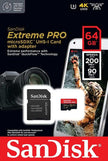 DATA KIT | 5-in-1 Universal Card Reader Adapter & SanDisk Extreme PRO microSDXC Bundle (64GB/128GB)