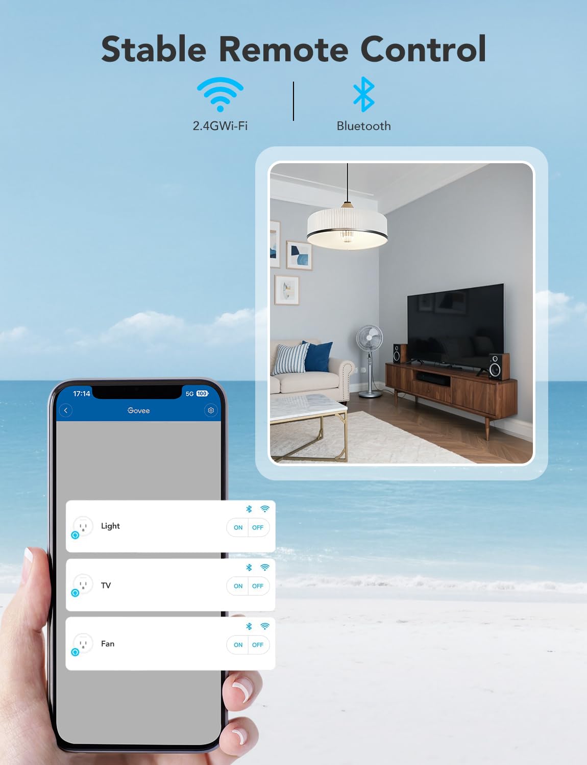 Govee Smart Plug, WiFi Plugs Work with Alexa & Google Assistant, Smart Outlet with Timer & Group Controller, WiFi Outlet for Home, No Hub Required, ETL & FCC Certified, WiFi Bluetooth Connect, 4 Pack 🍁 All In One Marketplace Canada