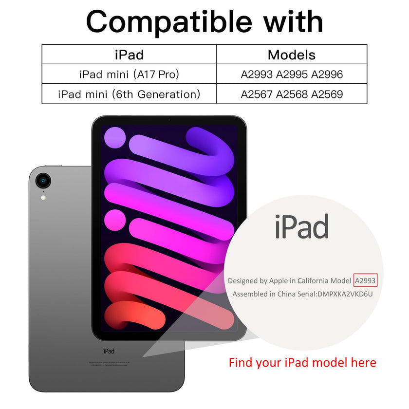JETech Screen Protector for iPad mini (A17 Pro, 2024 Model, 7th Generation) / mini 6 (2021 Model, 6th Generation), 8.3-Inch, Tempered Glass Film, 2-Pack 🍁 All In One Marketplace Canada