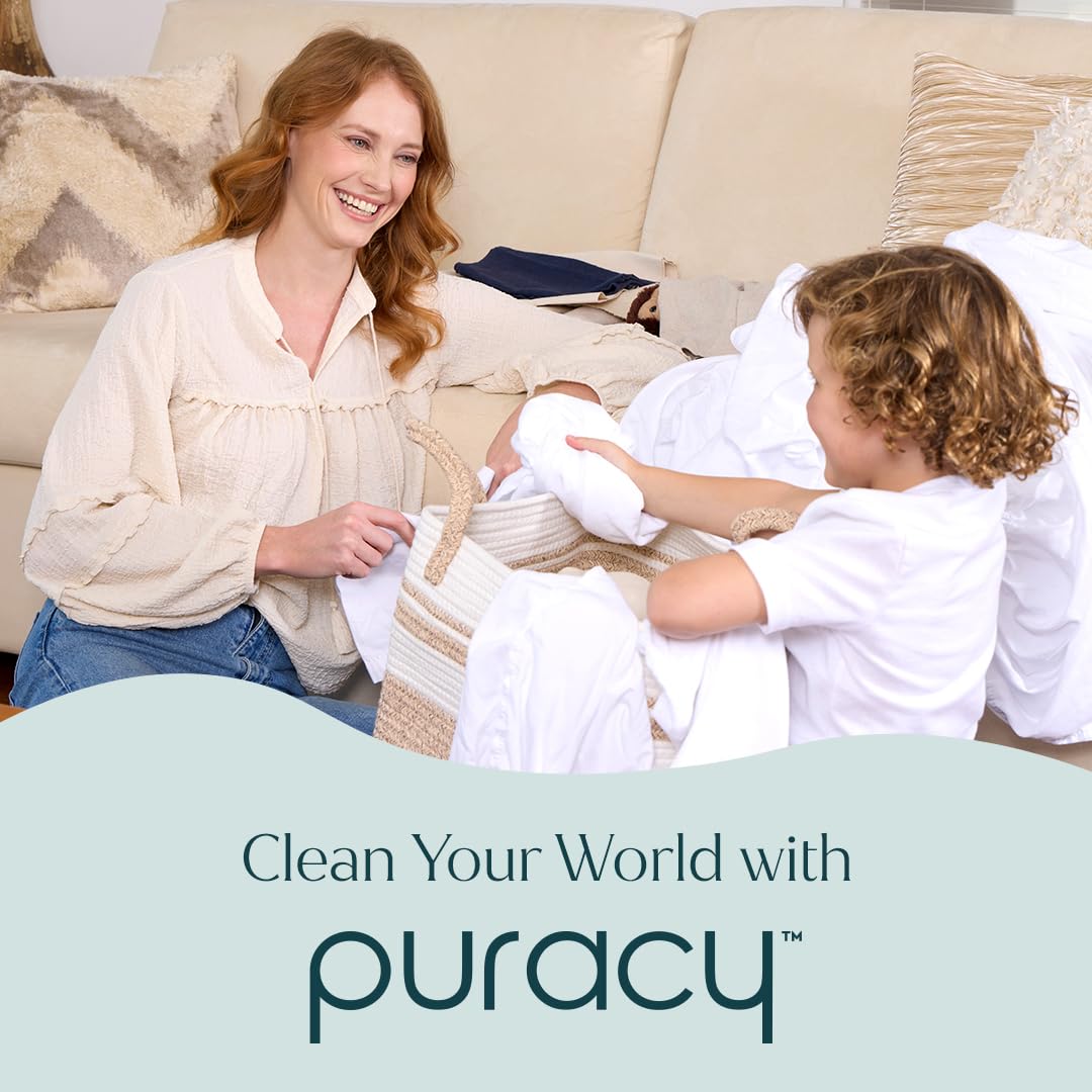 Puracy Dishwasher Pods, Natural Dishwasher Detergent, Free & Clear Dish tabs - Enzyme-Powered, Spot & Residue Free - TikTok Trend Items, Must Haves from TikTok Made Me Buy It (Free & Clear, 50 Count) 🍁 All In One Marketplace Canada